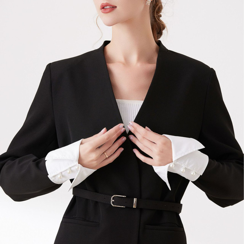 Travel Accessories Gifts - Chemise de bureau élégante, faux poignets