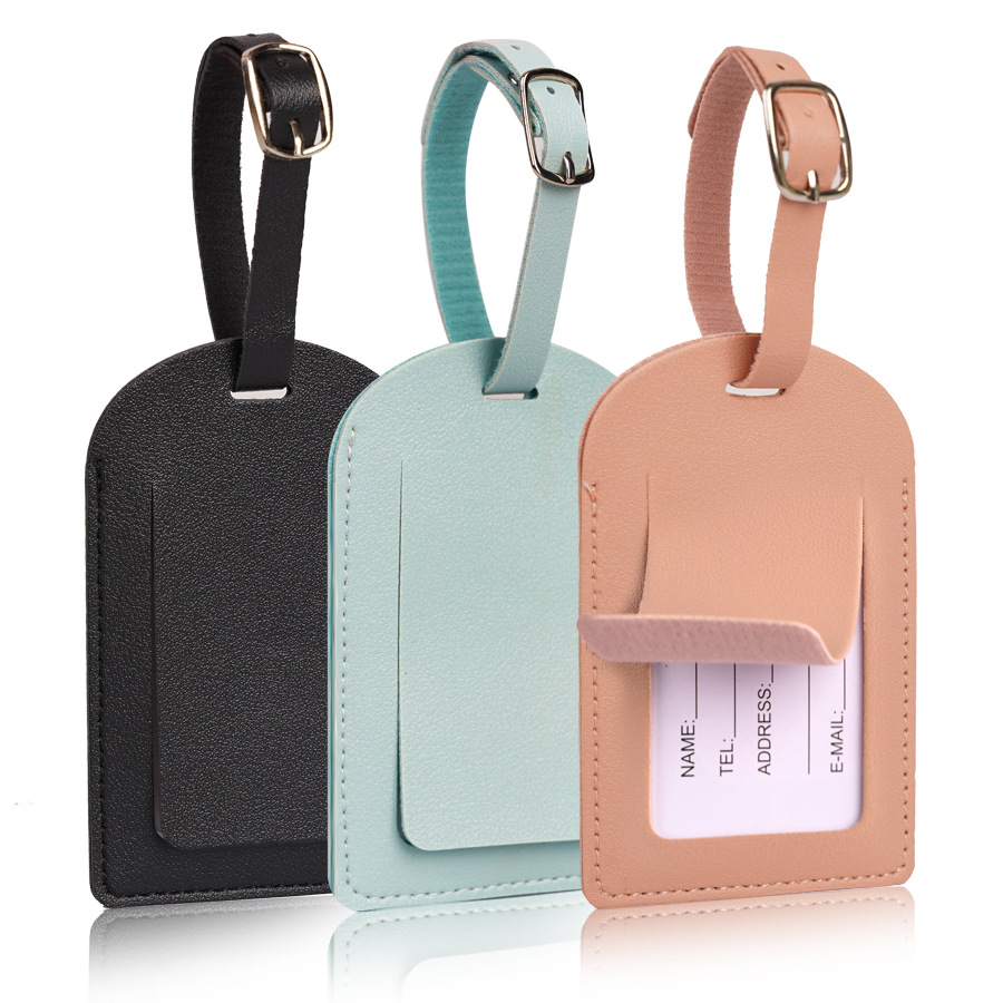 Travel Accessories Sale - Étiquettes de bagage en cuir PU