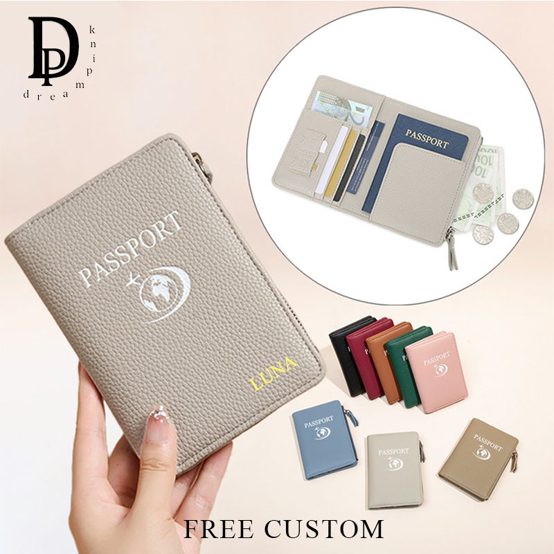 Travel Accessories Wallet - Porte-passeport personnalisé RFID pour femme, en