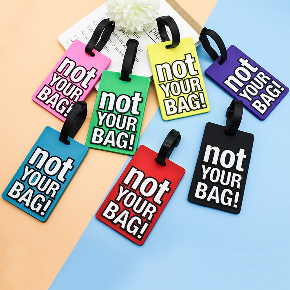 Travel Accessories Sale - Étiquette de voyage portable en silicone,