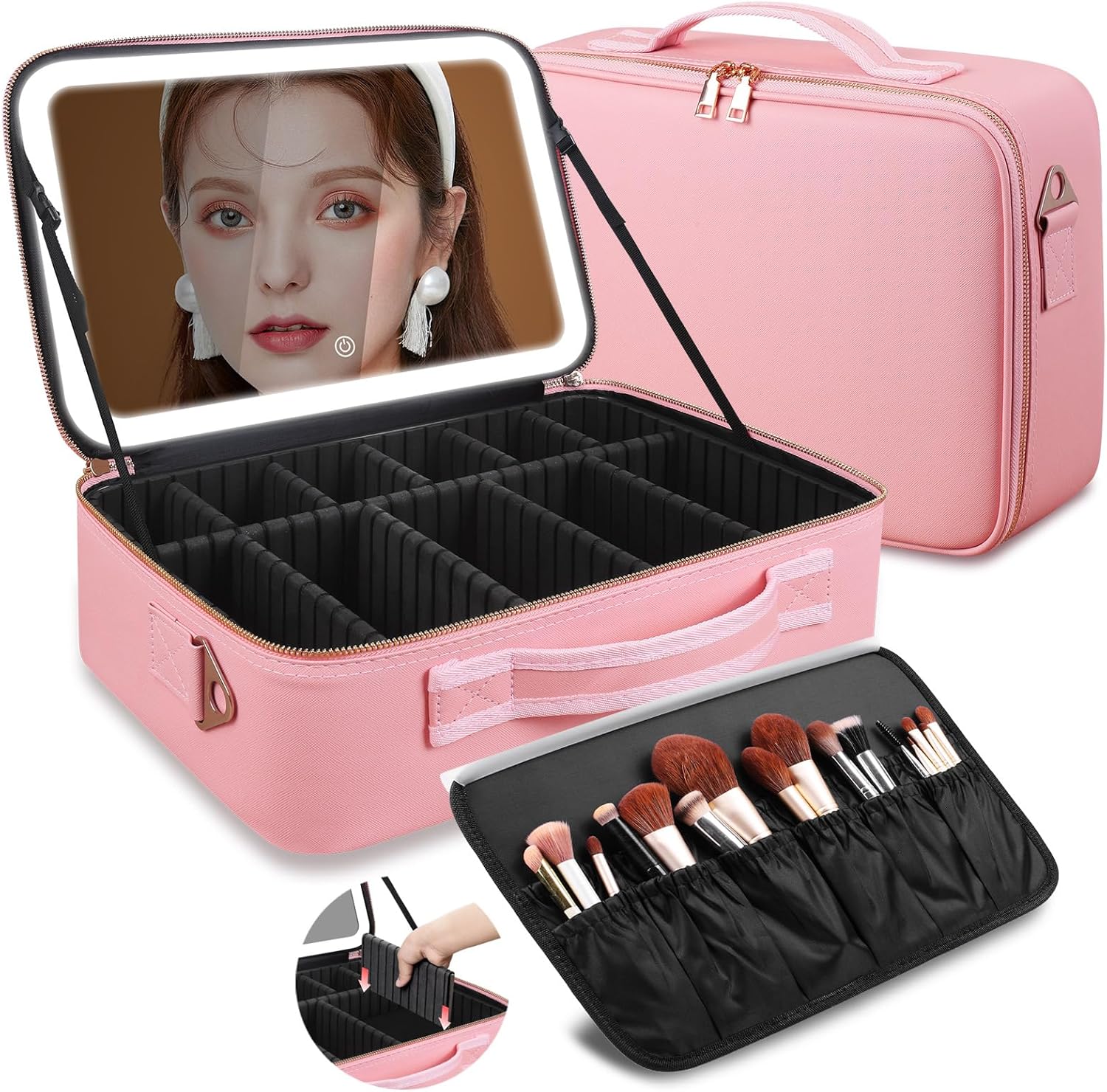 Travel Accessories Bag - Trousse de maquillage grande capacité 15''x11''