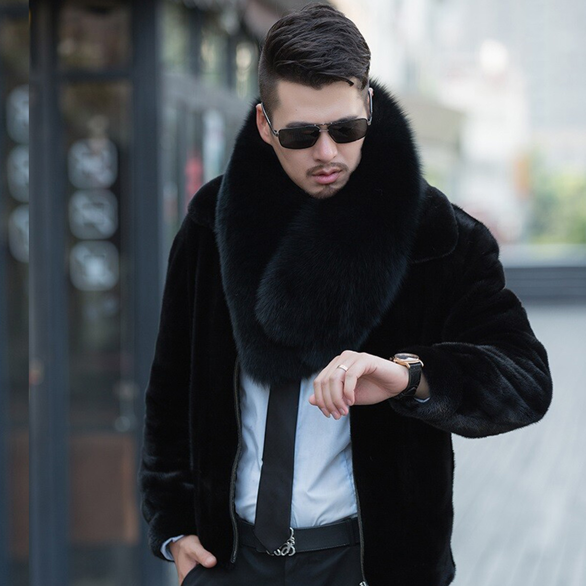 Véritable fourrure de renard é - Travel Accessories Sale avis et prix
