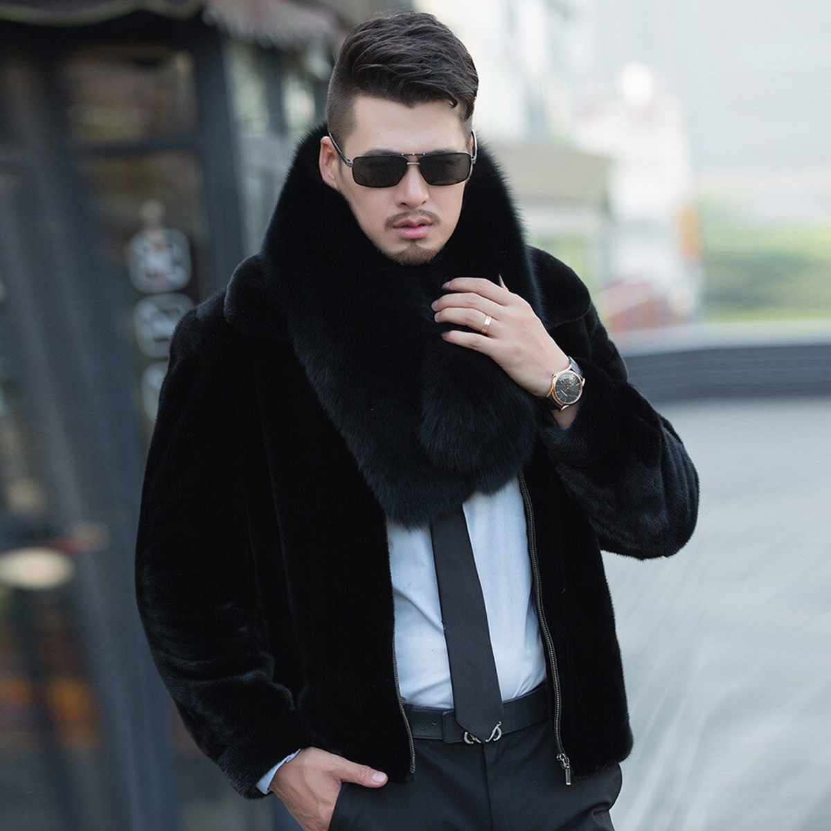 Véritable fourrure de renard é - Travel Accessories Sale avis et prix