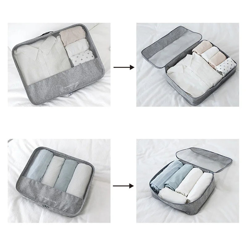 Ensemble de 7 cubes de rangeme - Travel Accessories Pouch For Men avis et prix