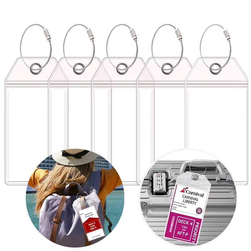 5 étiquettes de bagages transp - Travel Accessories Sale avis et prix