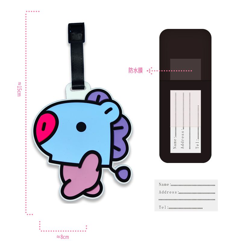 Porte-clés mignon BT21, étique - Travel Accessories Store avis et prix