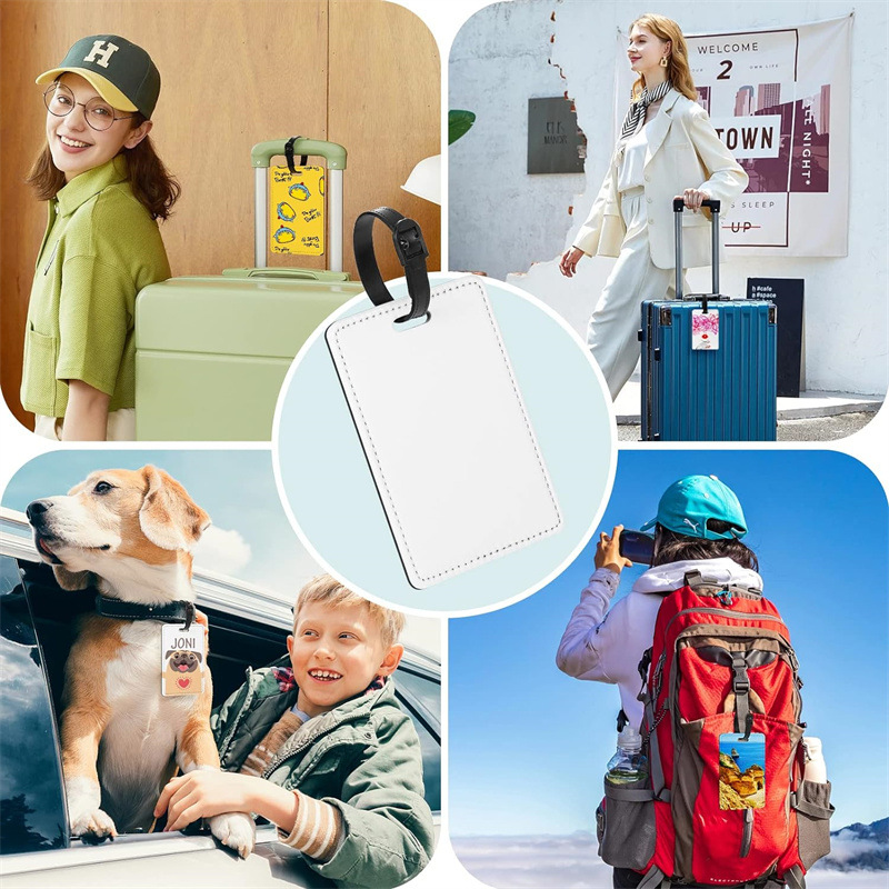 Étiquettes de bagage en cuir P - Travel Accessories Sale avis et prix
