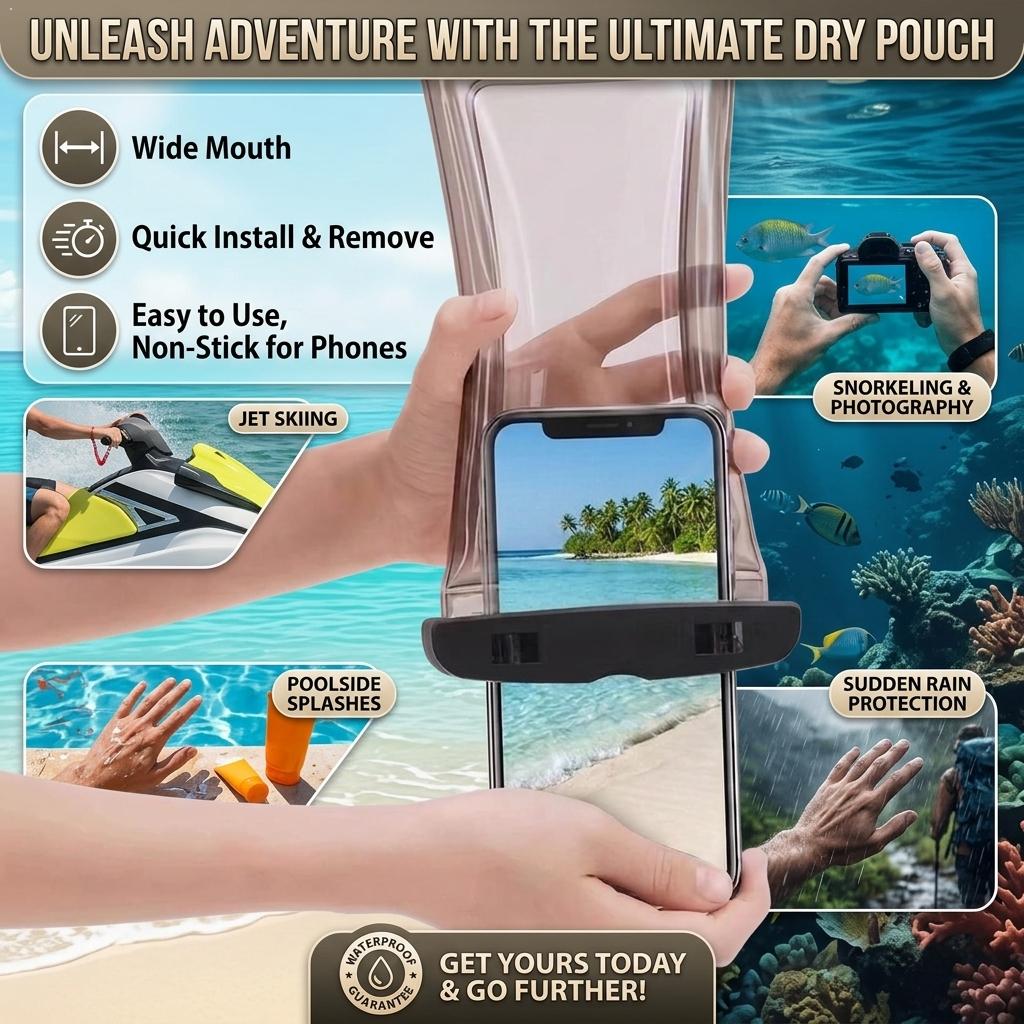 Étui de téléphone étanche tran - Travel Accessories Bag avis et prix