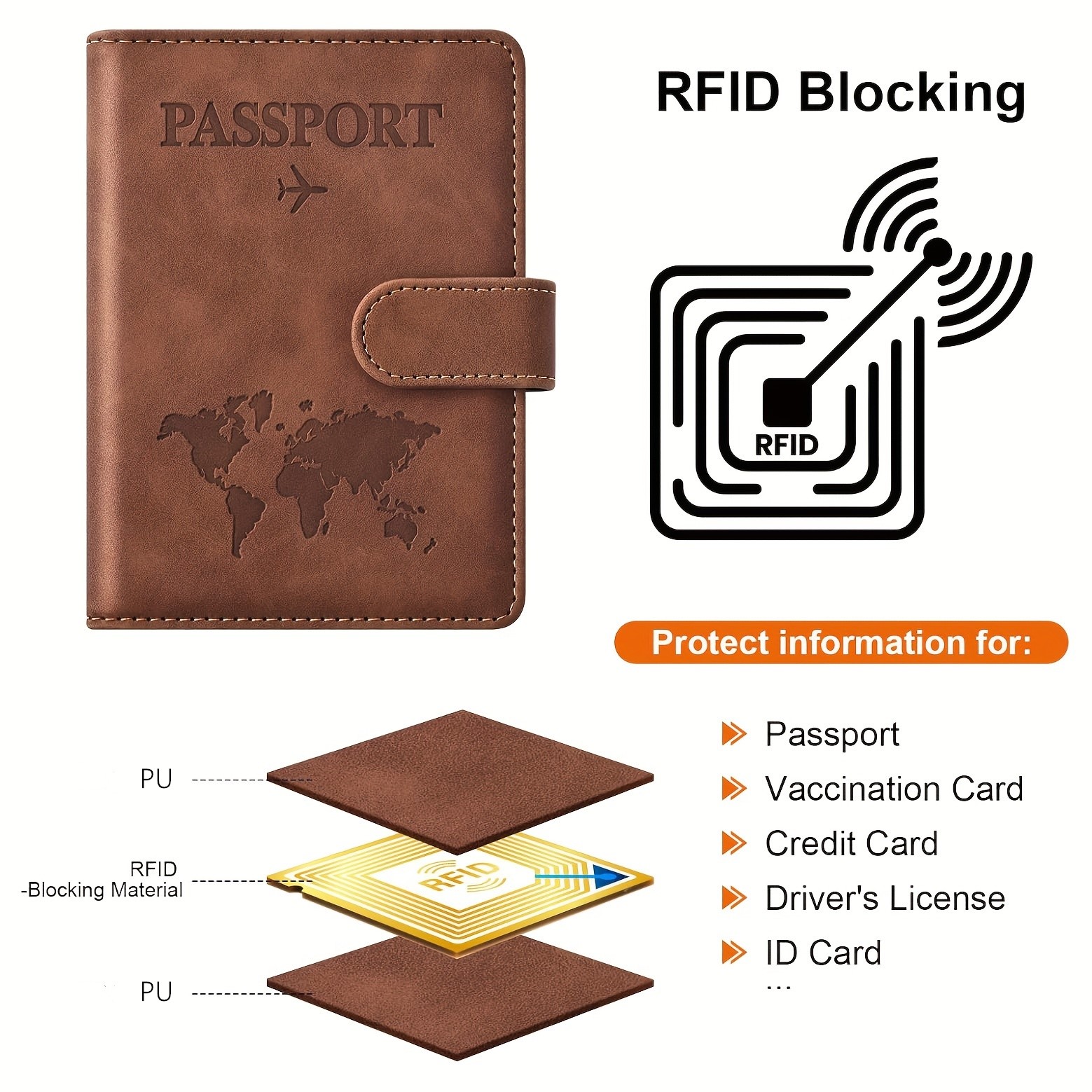 Porte-passeport, couverture de - Travel Accessories Useful avis et prix
