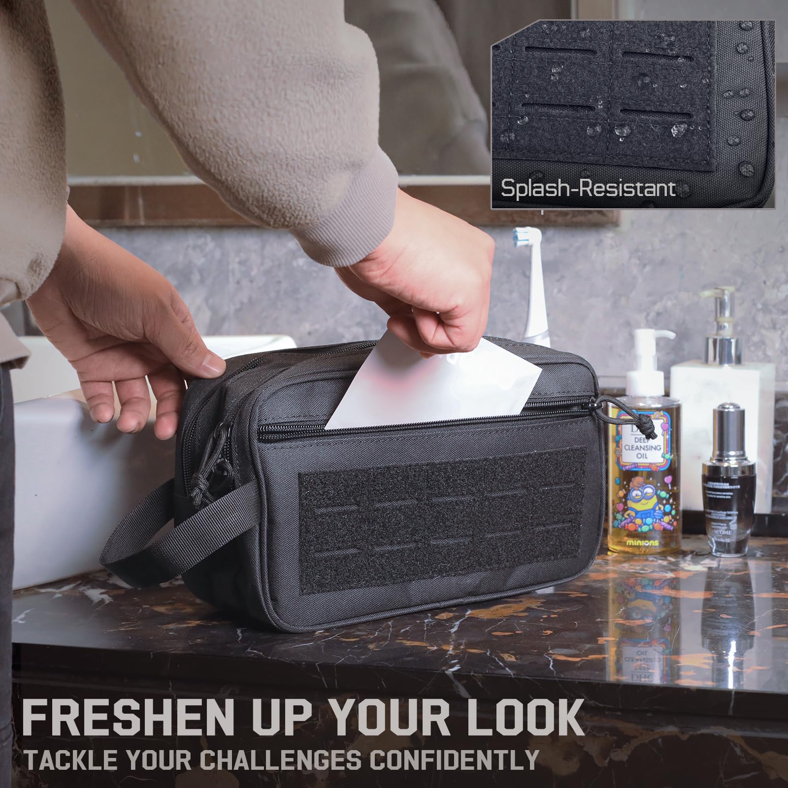 Trousse de toilette tactique p - Travel Accessories Pouch For Men avis et prix