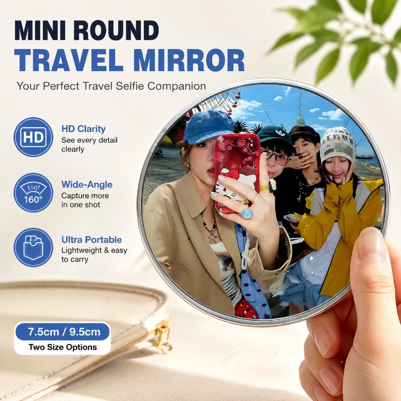 Miroir Convexe Rond Portable,  - Travel Accessories Store avis et prix